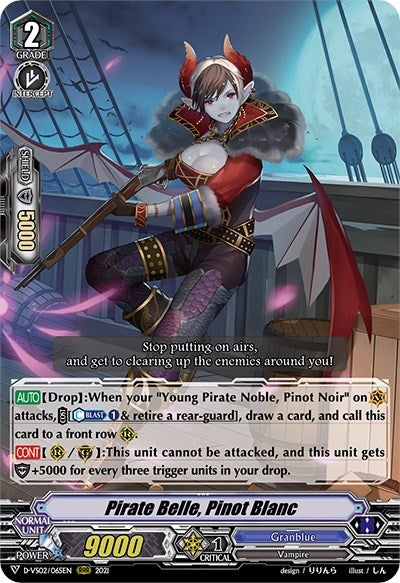 Image for Pirate Belle, Pinot Blanc (D-VS02: V Clan Collection Vol.2) (D-VS02/065EN) - Cardfight Vanguard