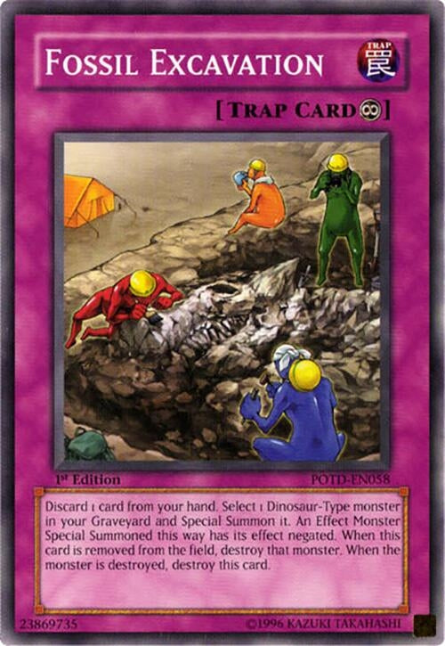 Image for Fossil Excavation (Power of the Duelist) (POTD-EN058) - YuGiOh