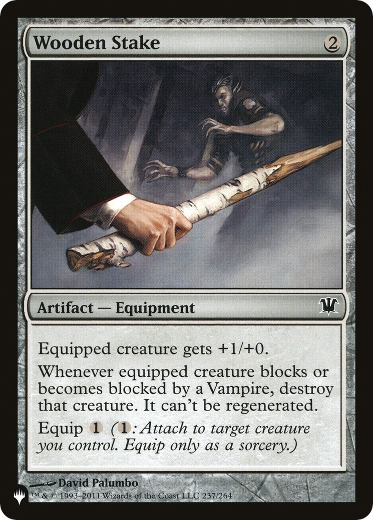 Image for Wooden Stake (The List Reprints) (237/264) - Magic: The Gathering