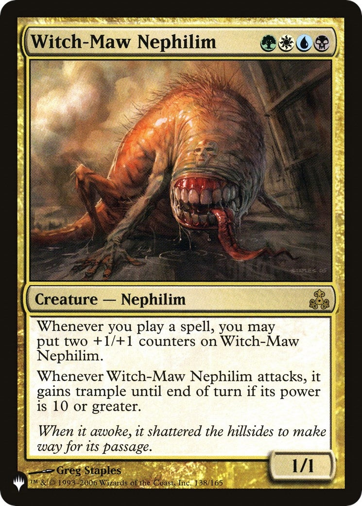 Image for Witch-Maw Nephilim (The List Reprints) (138/165) - Magic: The Gathering