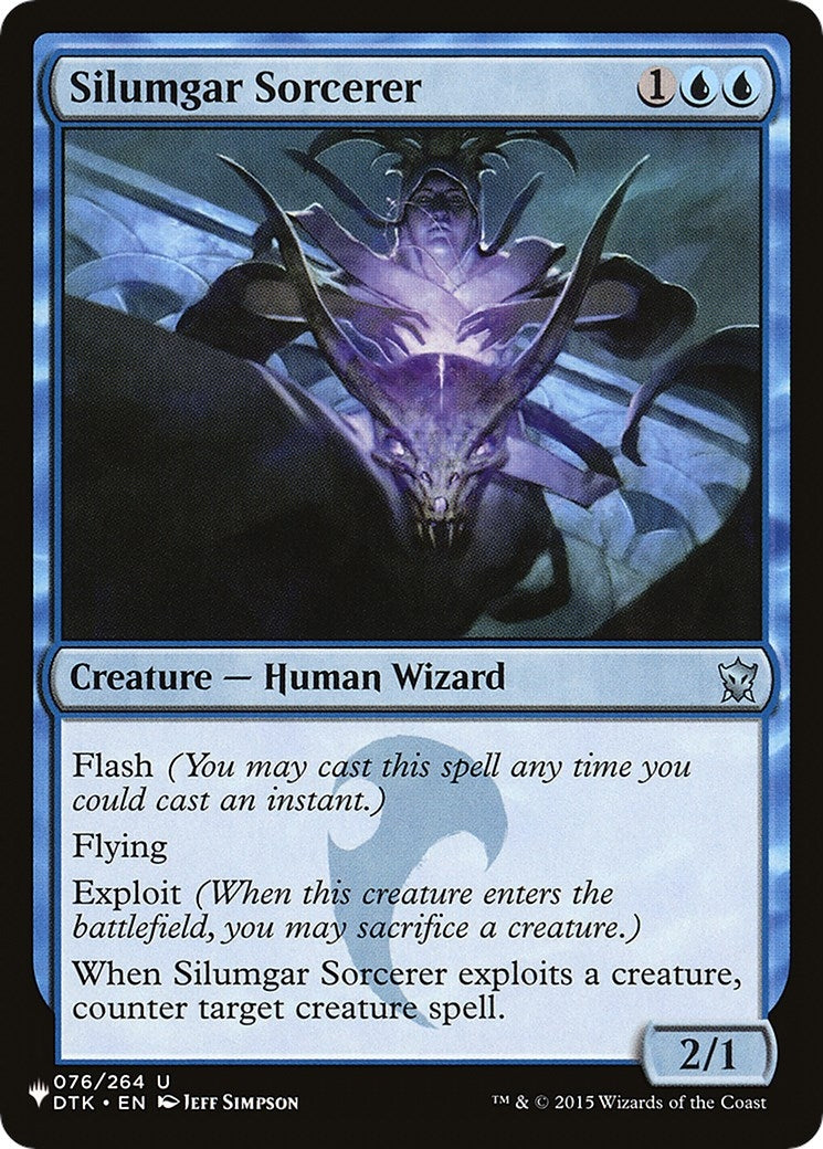 Image for Silumgar Sorcerer (The List Reprints) (076/264) - Magic: The Gathering