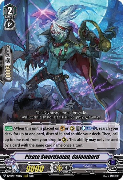 Image for Pirate Swordsman, Colombard (D-VS02: V Clan Collection Vol.2) (D-VS02/069EN) - Cardfight Vanguard