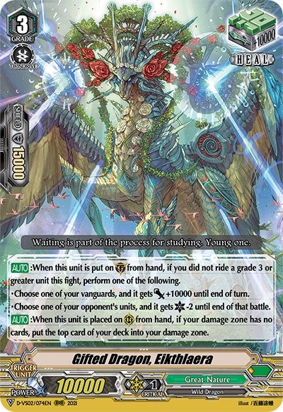 Image for Gifted Dragon, Eikthlaera (D-VS02: V Clan Collection Vol.2) (D-VS02/074EN) - Cardfight Vanguard