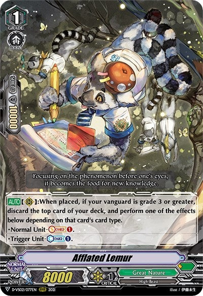Image for Afflated Lemur (D-VS02: V Clan Collection Vol.2) (D-VS02/077EN) - Cardfight Vanguard