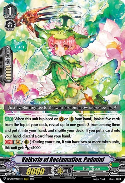 Image for Valkyrie of Reclamation, Padmini (D-VS02: V Clan Collection Vol.2) (D-VS02/082EN) - Cardfight Vanguard
