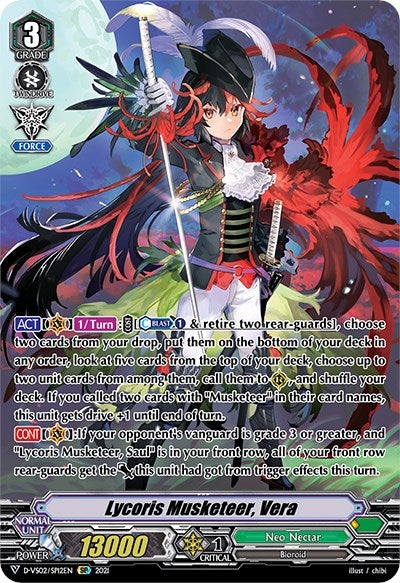 Image for Lycoris Musketeer, Vera (SP) (D-VS02: V Clan Collection Vol.2) (D-VS02/SP12EN) - Cardfight Vanguard