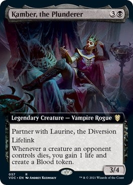 Image for Kamber, the Plunderer (Extended Art) (Commander: Innistrad: Crimson Vow) (57) - Magic: The Gathering