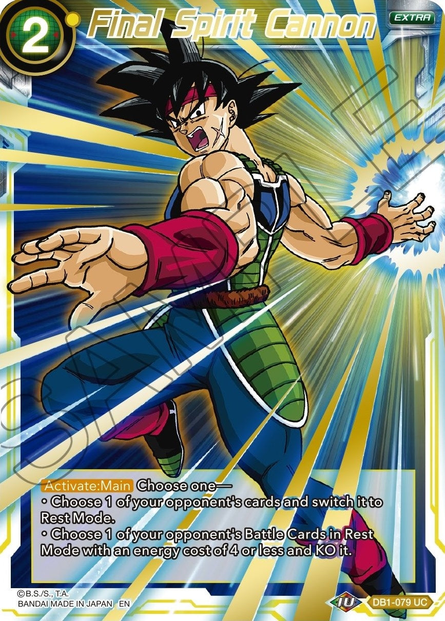 Image for Final Spirit Cannon (Gold Stamped) (Mythic Booster) (DB1-079) - Dragon Ball Super: Masters