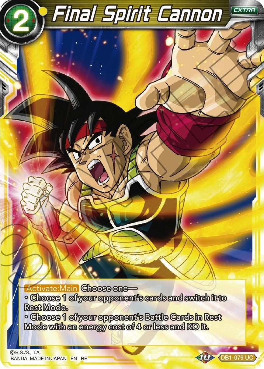 Image for Final Spirit Cannon (Mythic Booster) (DB1-079) - Dragon Ball Super: Masters