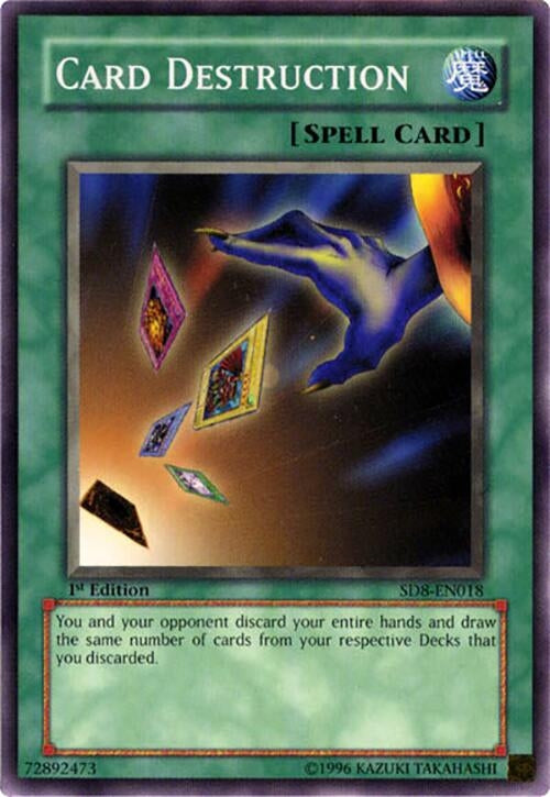 Image for Card Destruction (Structure Deck: Lord of the Storm) (SD8-EN018) - YuGiOh