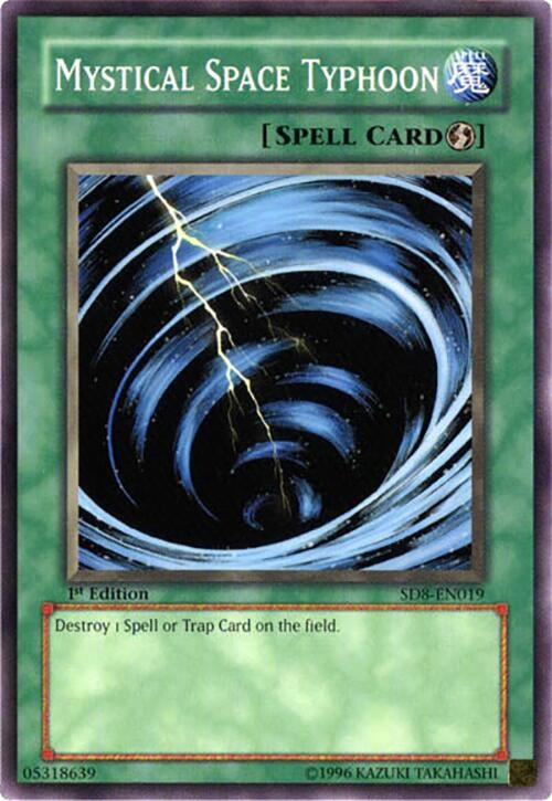 Image for Mystical Space Typhoon (Structure Deck: Lord of the Storm) (SD8-EN019) - YuGiOh