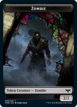 Image for Zombie Token (008) (Innistrad: Crimson Vow) (8) - Magic: The Gathering