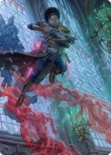 Image for Kaya, Geist Hunter Art Card (Art Series: Innistrad: Crimson Vow) (3) - Magic: The Gathering