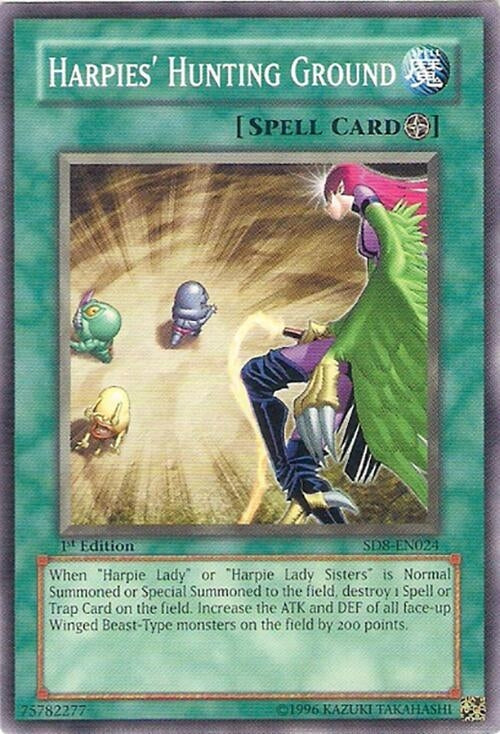 Image for Harpies' Hunting Ground (Structure Deck: Lord of the Storm) (SD8-EN024) - YuGiOh