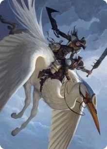 Image for Gryffwing Cavalry Art Card (Art Series: Innistrad: Crimson Vow) (11) - Magic: The Gathering