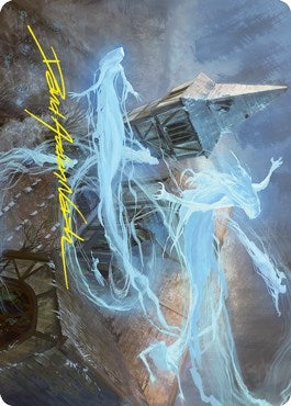 Image for Hallowed Haunting Art Card (Gold-Stamped Signature) (Art Series: Innistrad: Crimson Vow) (12) - Magic: The Gathering