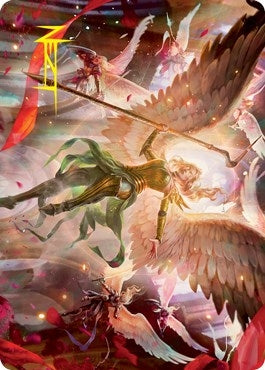 Image for Sigarda's Summons Art Card (Gold-Stamped Signature) (Art Series: Innistrad: Crimson Vow) (17) - Magic: The Gathering