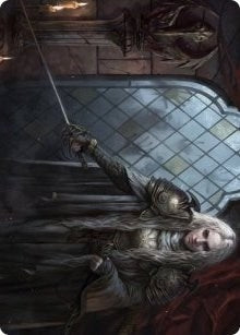 Image for Thalia, Guardian of Thraben Art Card (Art Series: Innistrad: Crimson Vow) (18) - Magic: The Gathering
