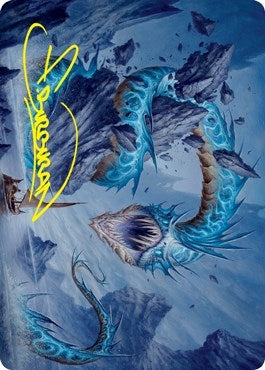 Image for Biolume Serpent Art Card (Gold-Stamped Signature) (Art Series: Innistrad: Crimson Vow) (20) - Magic: The Gathering