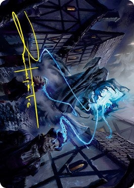 Image for Dreamshackle Geist Art Card (Gold-Stamped Signature) (Art Series: Innistrad: Crimson Vow) (22) - Magic: The Gathering