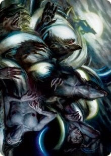 Image for Lunar Rejection Art Card (Art Series: Innistrad: Crimson Vow) (23) - Magic: The Gathering