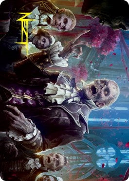 Image for Undead Butler Art Card (Gold-Stamped Signature) (Art Series: Innistrad: Crimson Vow) (37) - Magic: The Gathering