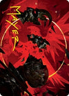 Image for Abrade Art Card (Gold-Stamped Signature) (Art Series: Innistrad: Crimson Vow) (38) - Magic: The Gathering