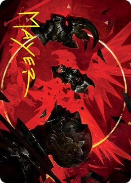 Image for Abrade Art Card (Gold-Stamped Signature) (Art Series: Innistrad: Crimson Vow) (38) - Magic: The Gathering