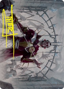 Image for Cemetery Gatekeeper Art Card (Gold-Stamped Signature) (Art Series: Innistrad: Crimson Vow) (39) - Magic: The Gathering