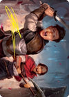 Image for Daybreak Combatants Art Card (Gold-Stamped Signature) (Art Series: Innistrad: Crimson Vow) (42) - Magic: The Gathering
