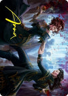 Image for Falkenrath Celebrants (43/81) Art Card (Gold-Stamped Signature) (Art Series: Innistrad: Crimson Vow) (43) - Magic: The Gathering