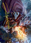 Image for Flame-Blessed Bolt Art Card (Gold-Stamped Signature) (Art Series: Innistrad: Crimson Vow) (44) - Magic: The Gathering