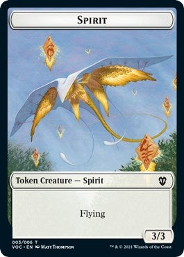 Image for Spirit (003) // Thopter Double-sided Token (Commander: Innistrad: Crimson Vow) (3 // 6) - Magic: The Gathering