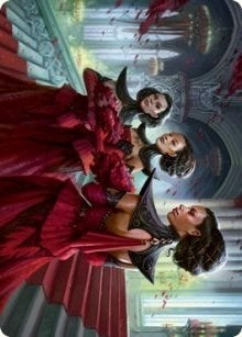 Image for Olivia's Attendants Art Card (Art Series: Innistrad: Crimson Vow) (47) - Magic: The Gathering