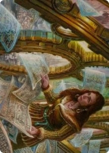 Image for Cartographer's Survey Art Card (Art Series: Innistrad: Crimson Vow) (51) - Magic: The Gathering