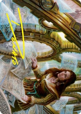 Image for Cartographer's Survey Art Card (Gold-Stamped Signature) (Art Series: Innistrad: Crimson Vow) (51) - Magic: The Gathering