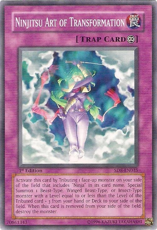 Image for Ninjitsu Art of Transformation (Structure Deck: Lord of the Storm) (SD8-EN035) - YuGiOh
