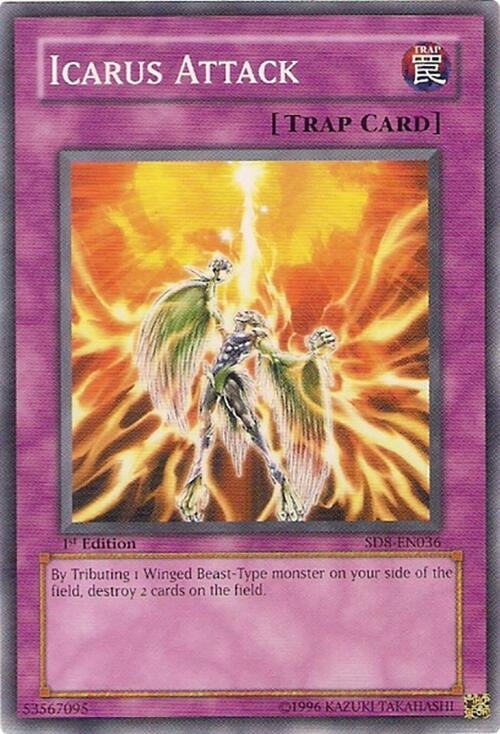 Image for Icarus Attack (Structure Deck: Lord of the Storm) (SD8-EN036) - YuGiOh