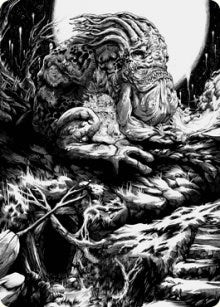 Image for Grolnok, the Omnivore Art Card (Art Series: Innistrad: Crimson Vow) (77) - Magic: The Gathering