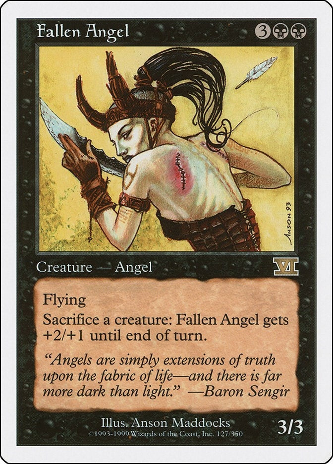 Image for Fallen Angel (Classic Sixth Edition) (127) - Magic: The Gathering