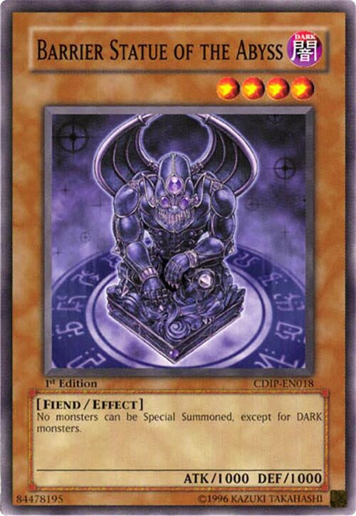 Image for Barrier Statue of the Abyss (Cyberdark Impact) (CDIP-EN018) - YuGiOh