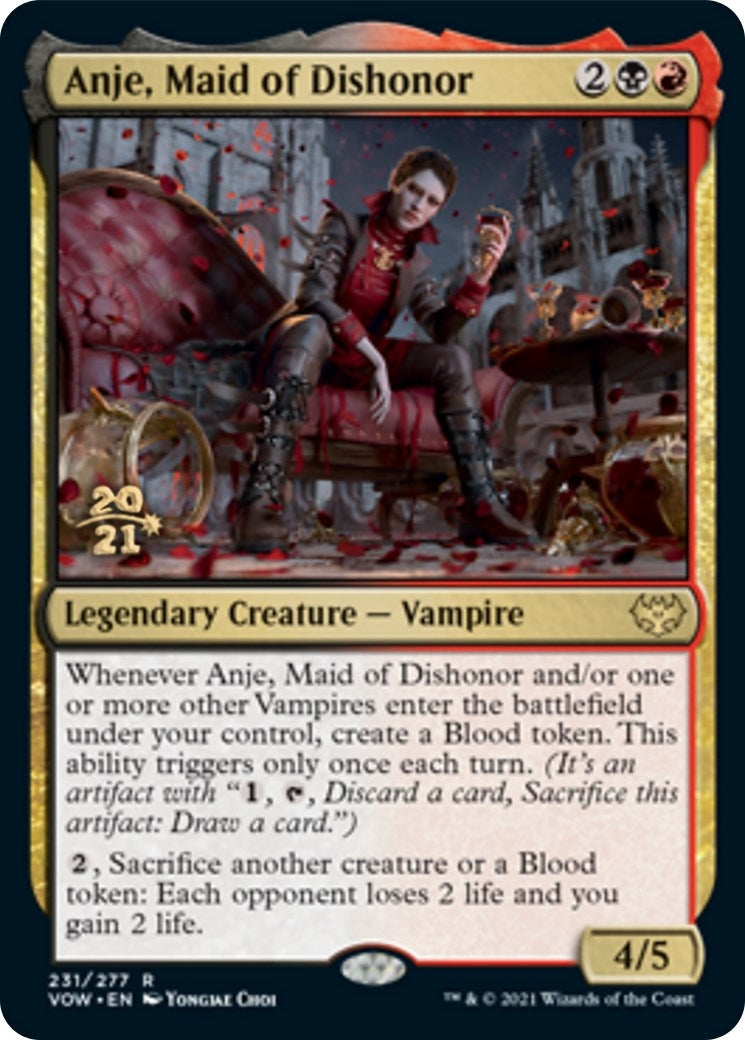 Image for Anje, Maid of Dishonor (Prerelease Cards) (231) - Magic: The Gathering