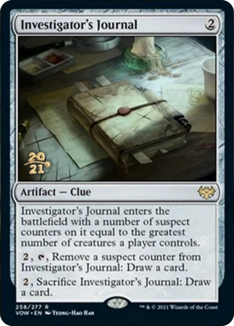 Image for Investigator's Journal (Prerelease Cards) (258) - Magic: The Gathering