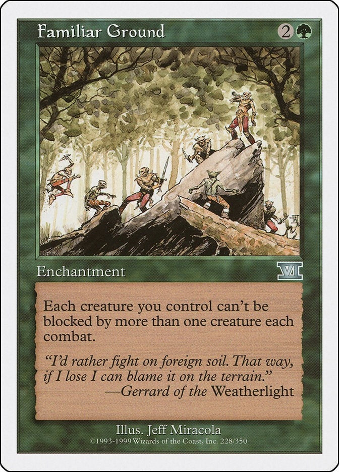 Image for Familiar Ground (Classic Sixth Edition) (228) - Magic: The Gathering