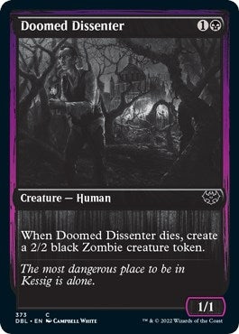 Image for Doomed Dissenter (Innistrad: Double Feature) (373) - Magic: The Gathering