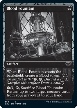 Image for Blood Fountain (Innistrad: Double Feature) (362) - Magic: The Gathering