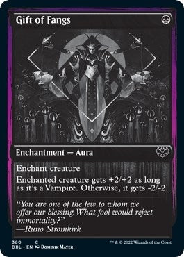 Image for Gift of Fangs (Innistrad: Double Feature) (380) - Magic: The Gathering