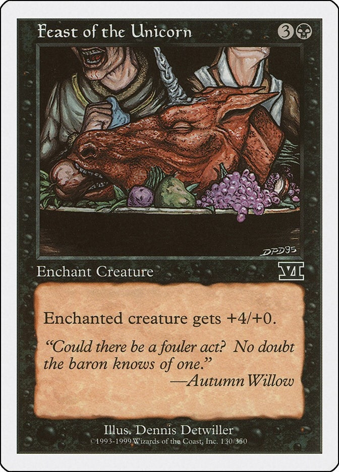 Image for Feast of the Unicorn (Classic Sixth Edition) (130) - Magic: The Gathering