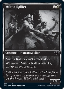 Image for Militia Rallier (Innistrad: Double Feature) (291) - Magic: The Gathering