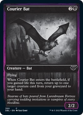 Image for Courier Bat (Innistrad: Double Feature) (369) - Magic: The Gathering